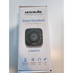 U-Bolt Pro 6-in-1 Bluetooth Enabled Fingerprint and Keypad Smart Lock Deadbolt